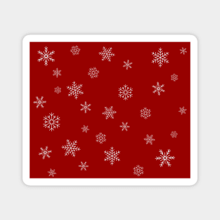 Christmas Snowflake Pattern Magnet