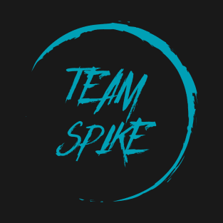 Buffy "Team Spike" slogan teal T-Shirt