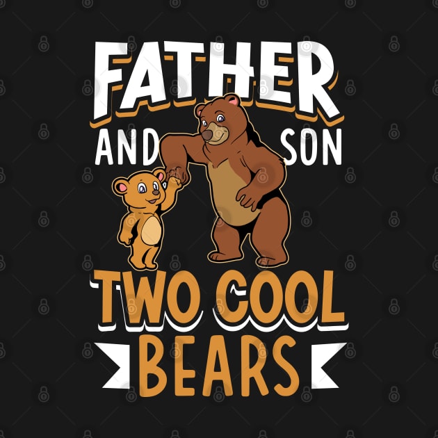 Cool bears - father and son by Modern Medieval Design