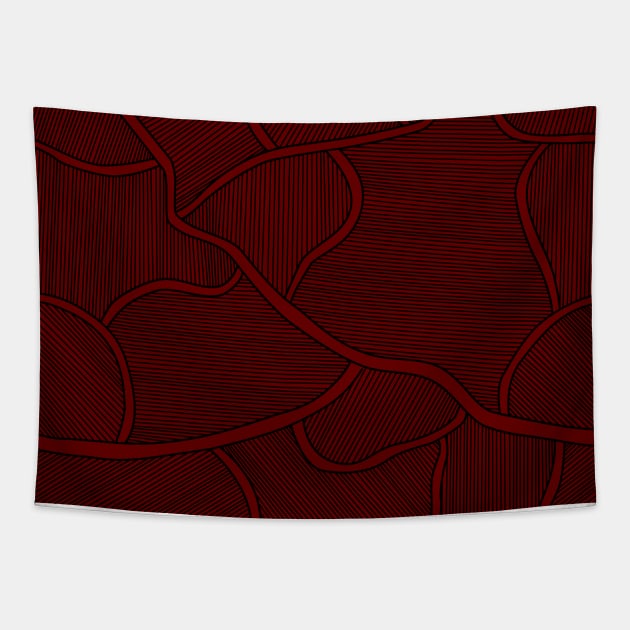 Aboriginal Art - Farm Lands 2 Tapestry by hogartharts