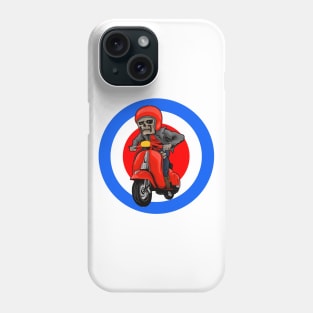 Scooter Skull Rider Mods Target Phone Case