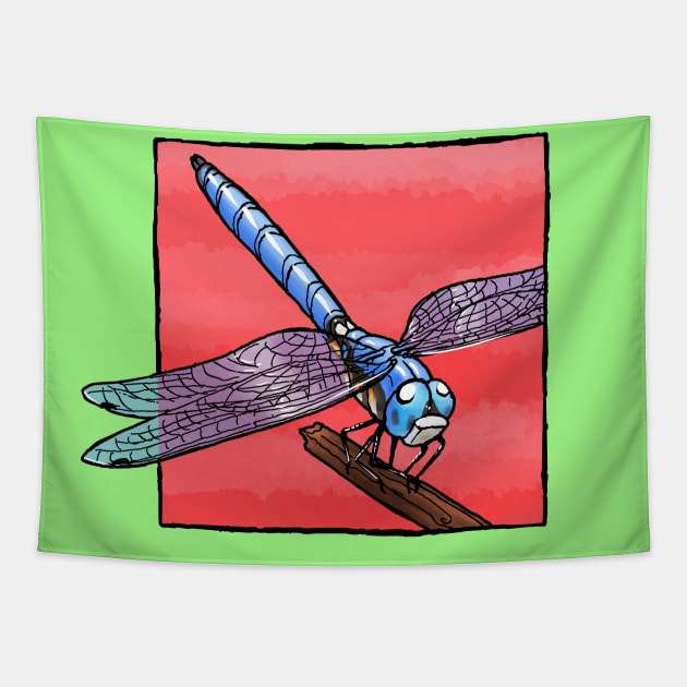 Garden Defenders: Dragonfly Tapestry by Meganopteryx