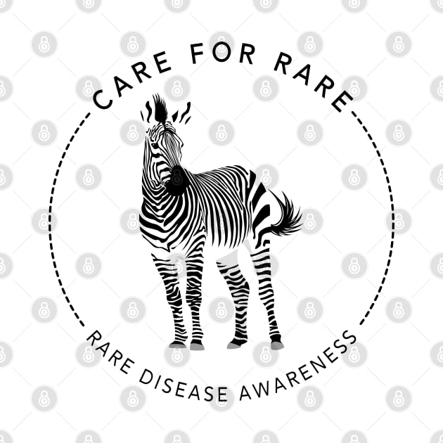 Rare Disease Awareness Care For Rare by Jesabee Designs