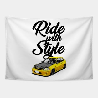 Ride with Style Tapestry