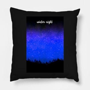 winter night Pillow