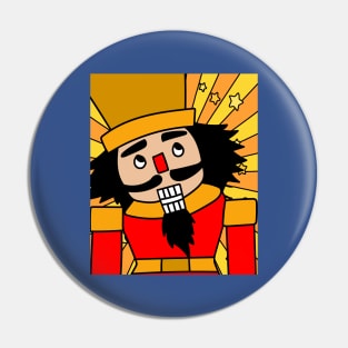 Nutcracker Figures Walnuts Pin