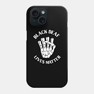 Black Deaf Lives Matter Phone Case