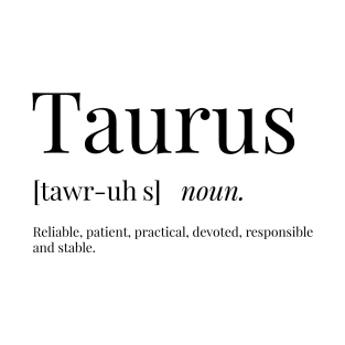 Taurus Definition T-Shirt