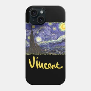 Starry Night by Vincent van Gogh Phone Case