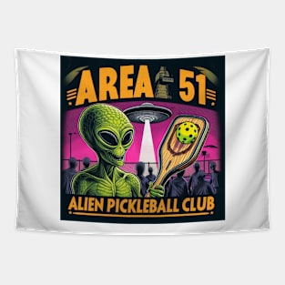 Area 51 Alien Pickleball Club #1 Tapestry