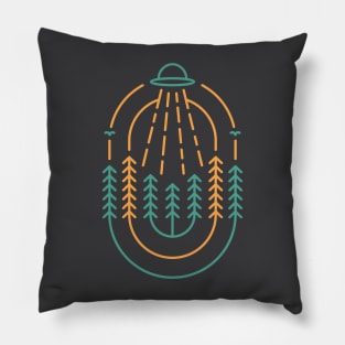 Ufo Invasion Tour to Nature 3 Pillow