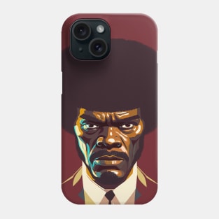 Samuel L Jackson Pulp Fiction Fan Art Phone Case