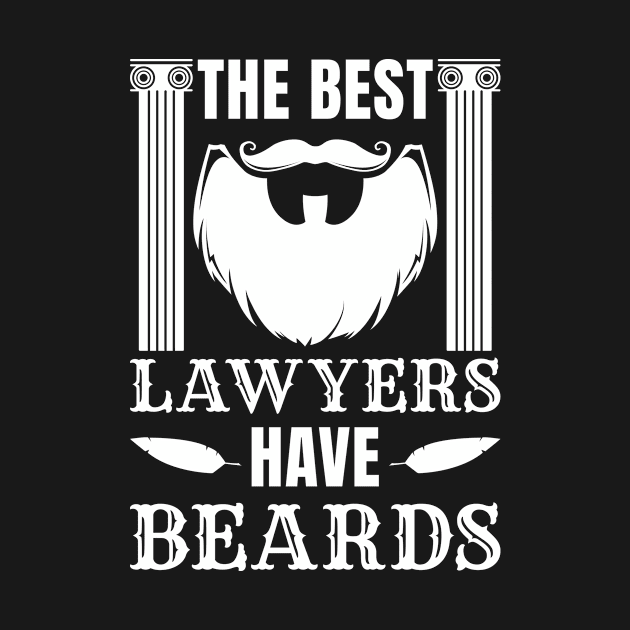 Best Lawyers Have Beards by TheBestHumorApparel