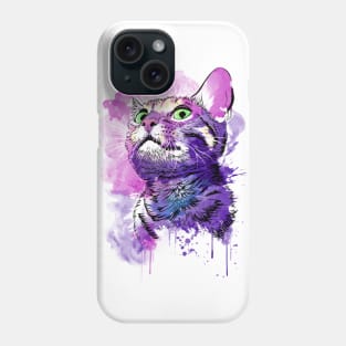 Cat Watercolor Phone Case