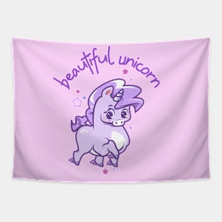 Cute little Unicorn Pony Tapestry