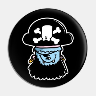 The Bald Yeti Pirate Pin