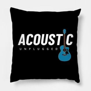 Acoustic Unplugged Acoustic Guitar Pillow