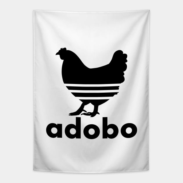 ADOBO CHICKEN FILIPINO FOOD POCKET DESIGN Tapestry by Aydapadi Studio