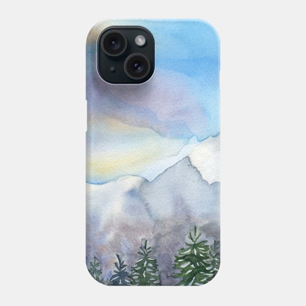 Winter landscape Phone Case by Irina_Reznikova