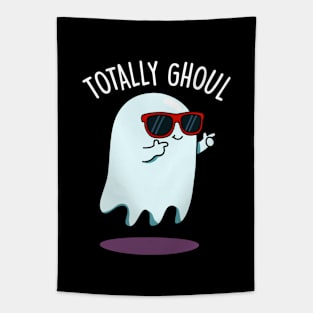 Totally Ghoul Cute Halloween Ghost Pun Tapestry