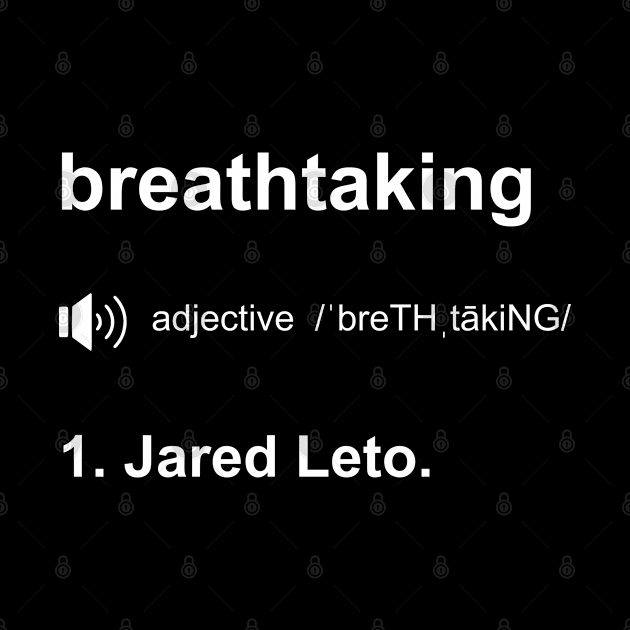 Jared Leto breathtaking funny definition by keeplooping