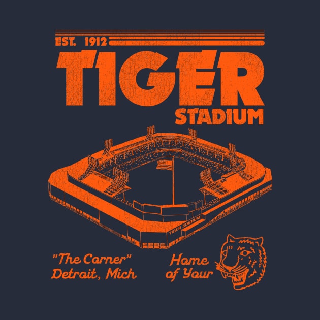 Defunct Tiger Stadium Detroit Michigan by Defunctland