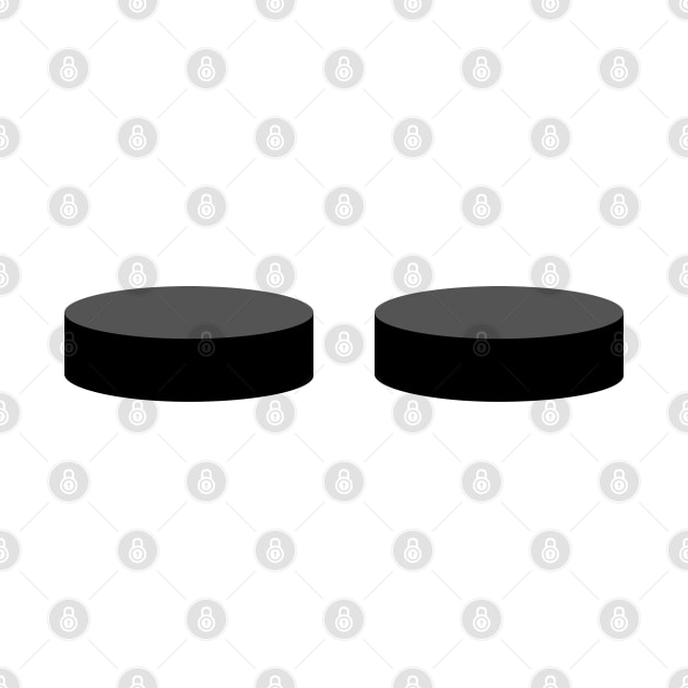 HOCKEY PUCK 2 PACK BUNDLE SET by HOCKEYBUBBLE