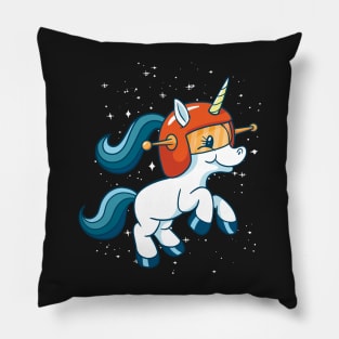 Space unicorn gift idea Pillow