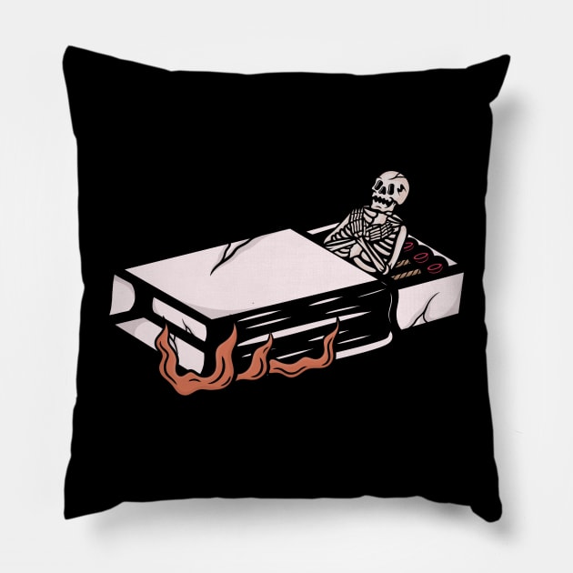 Match fire Pillow by gggraphicdesignnn
