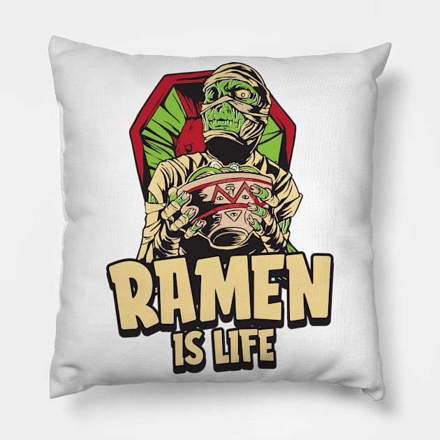 Perfect Gift for all who love Noodles and Ramen Pillow by TO Store