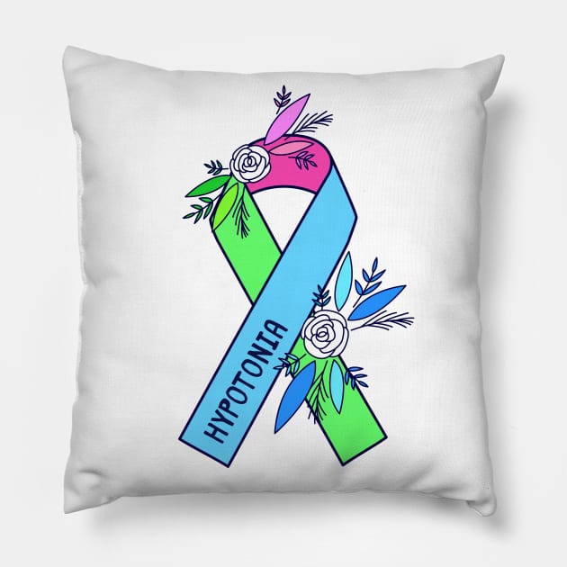 Hypotonia Awareness Pillow by Sloth Station