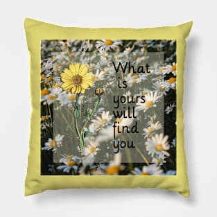 Daisy Quote Pillow