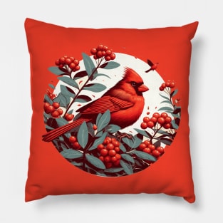 Red Cardinal Pillow