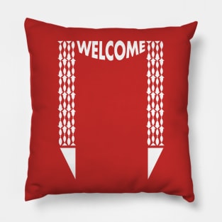 welcome arch Pillow