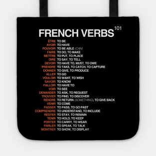 French Verbs 101 - French Language Tote