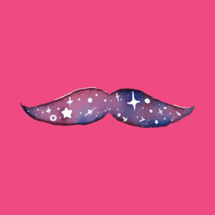 Smug Space Mustache T-Shirt