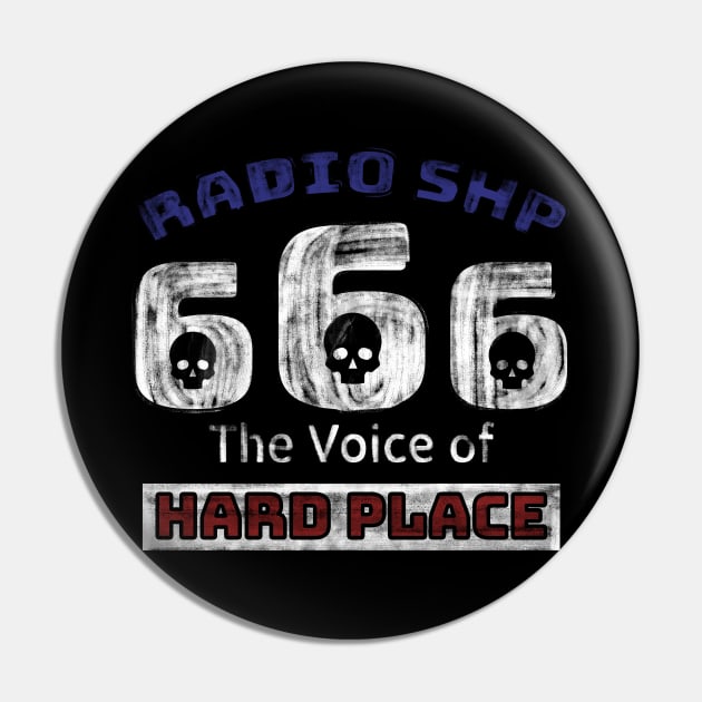 Radio SHP 666 Pin by Deadcatdesign