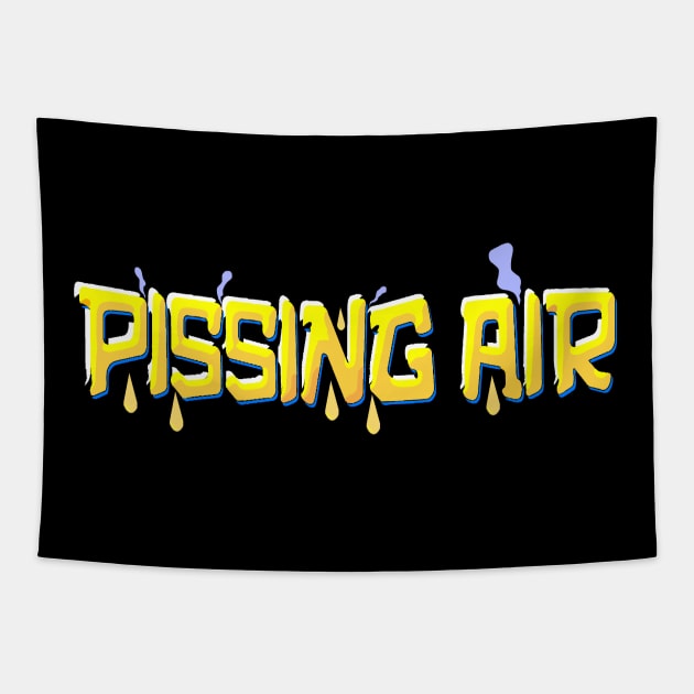 Pissing air Tapestry by Orchid's Art