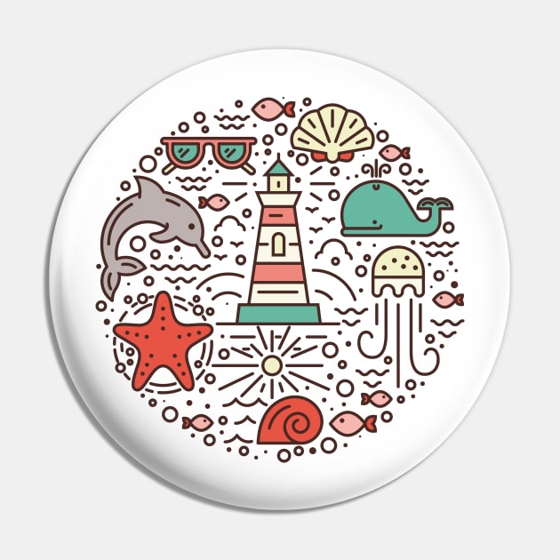 Lighthouse Pin by Favete