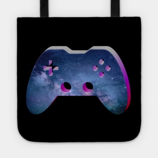 Cosmic Galaxy - Gaming Gamer Abstract - Gamepad Controller - Video Game Lover - Graphic Background Tote