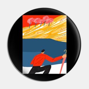 Run in the Rain Pin