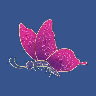 Purple Butterfly T-Shirt