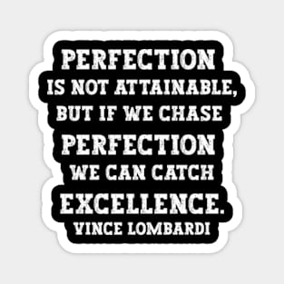 Seek Perfection to Obtain Excellence Magnet
