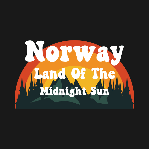 Norway, Land of the Midnight Sun by VikingHeart Designs