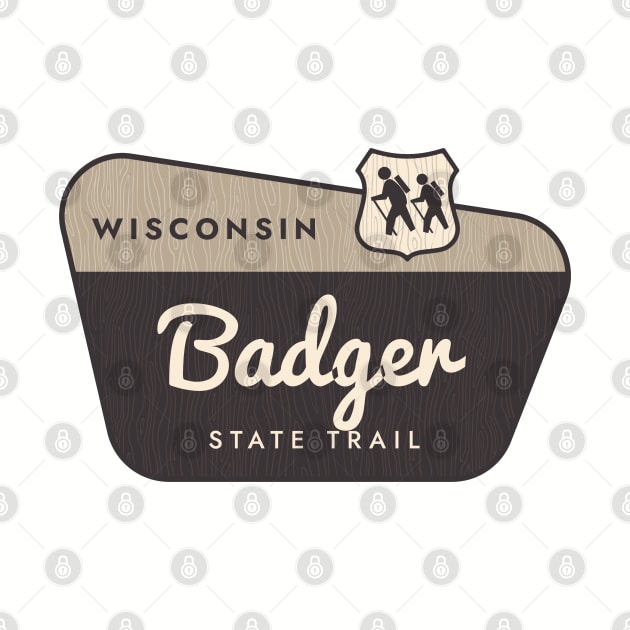 Badger State Trail Wisconsin Welcome Sign by Go With Tammy