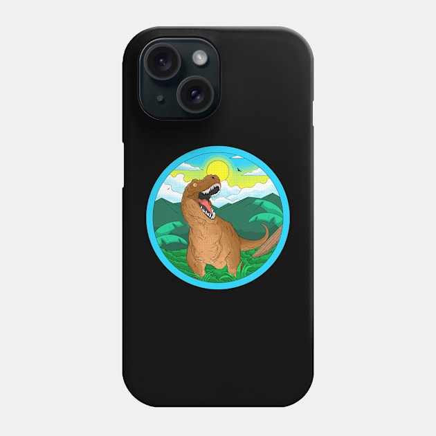 Jurrasic Era Phone Case by Artthree Studio