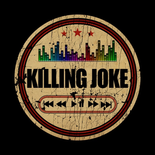 Graphic Killing Joke Name Retro Distressed Cassette Tape Vintage by On Dragon Wings Studios