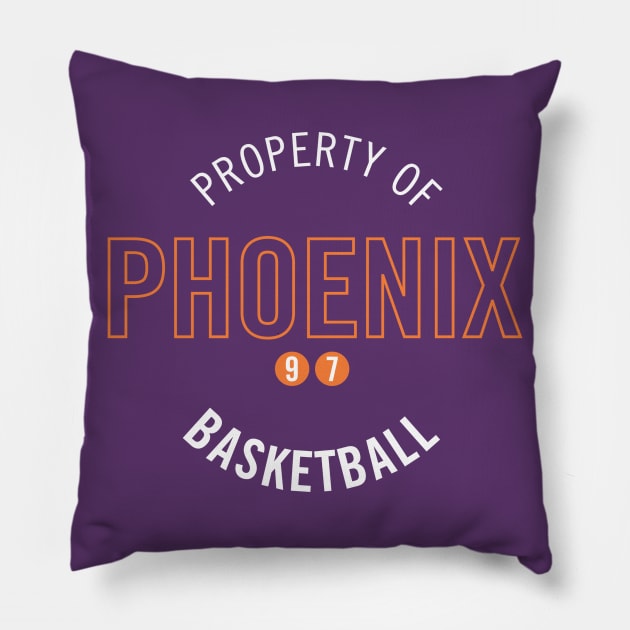 Phoenix Women's Basketball Pillow by kwasi81