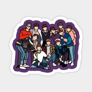 Kpop wanna one fanart Magnet