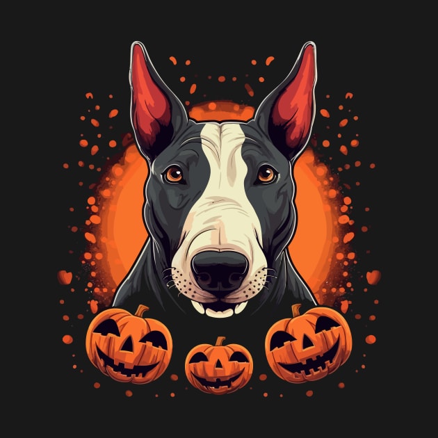 Bull Terrier Halloween by JH Mart